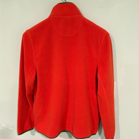Brooks Brothers Fleece Orange Full-Zip Jacket - Picture 7 of 8